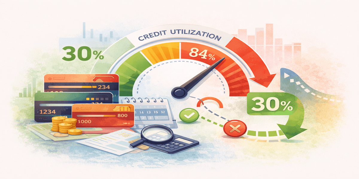 📊🔁 Mastering Credit Utilization — The Fastest Way to Regain Control