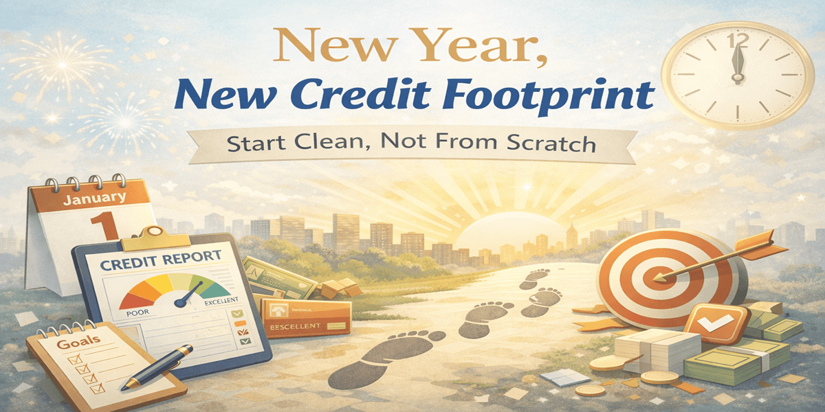 🎯New Year, New Credit Footprint — Start Clean, Not From Scratch👣