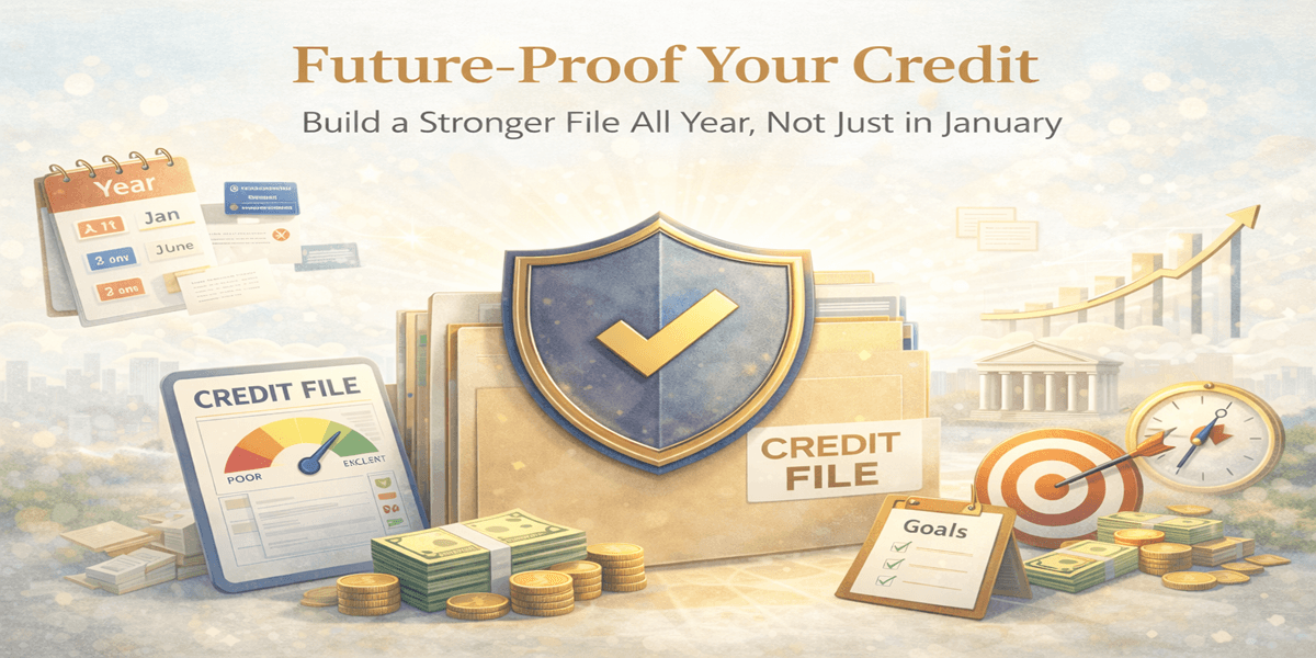 🛡️Future-Proof Your Credit — Build a Stronger File All Year, Not Just in January📅